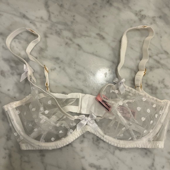 Agent Provocateur Other - Agent Provocateur white Brie polka dot